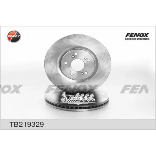 Диск Тормозной Honda Accord 2.4 08- Передний Вент.d 320Мм. FENOX 