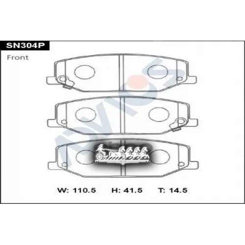 Тормозные Колодки Дисковые Suzuki Jimny Iii ADVICS 