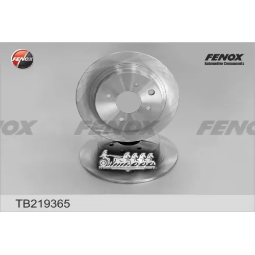 Диск Тормозной Nissan Tiida 07- Задний FENOX 