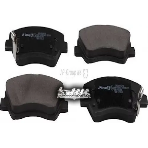 Комплект Тормозных Колодок, Дисковый Тормоз JP Group 
