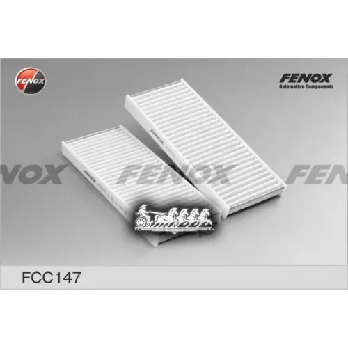 Фильтр Салона Nissan Navara/Pathfinder Угольный (Упак.2шт.) FENOX 