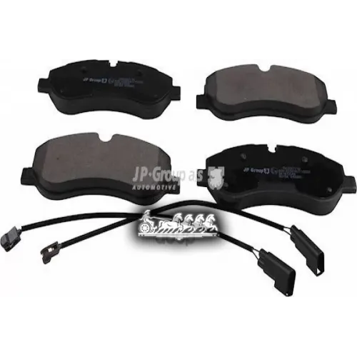 Комплект Тормозных Колодок, Дисковый Тормоз JP Group 