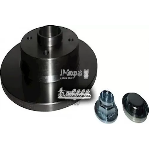 Диск Тормозной Citroen С3/C4/Peugeot 207/307 Задний С Подш. JP Group 