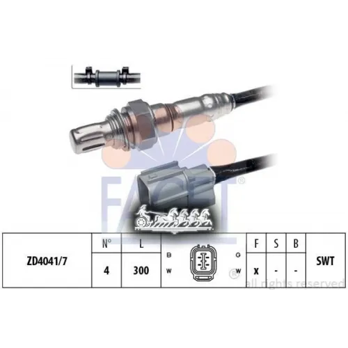 Датчик Кислорода Facet 10.8266