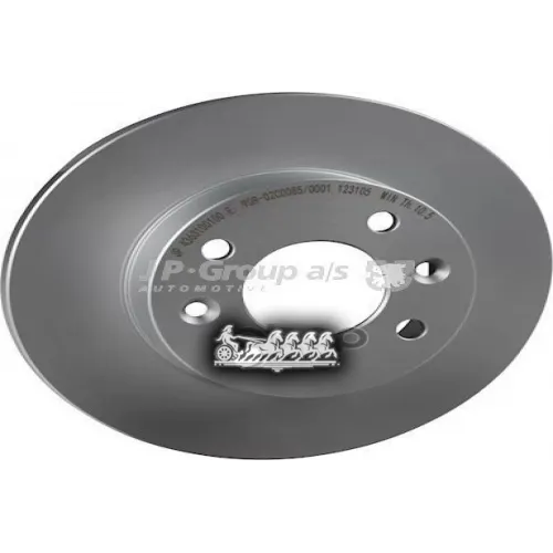 Диск Тормозной Renault Logan/Clio/Megane/Sandero Передний Не Вент.d 238Мм. JP Group 