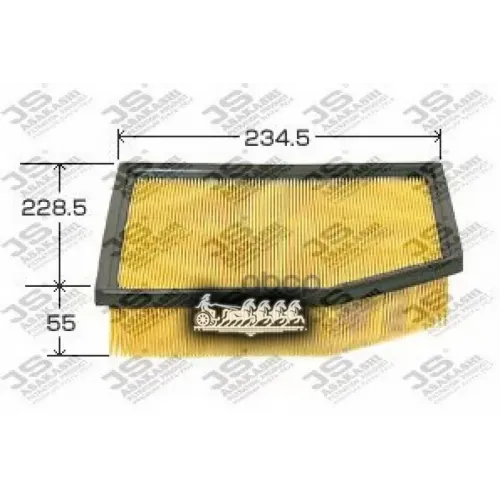 Фильтр Воздушный Toyota Crown/Mark X 09- JS Asakashi 