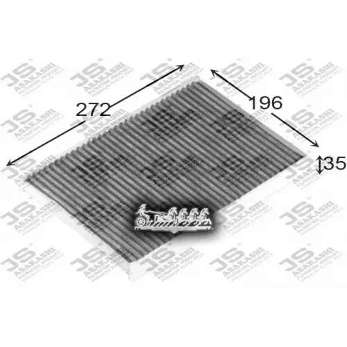 Фильтр Салона Land Rover Freelander Ii (Уголь.) JS Asakashi 