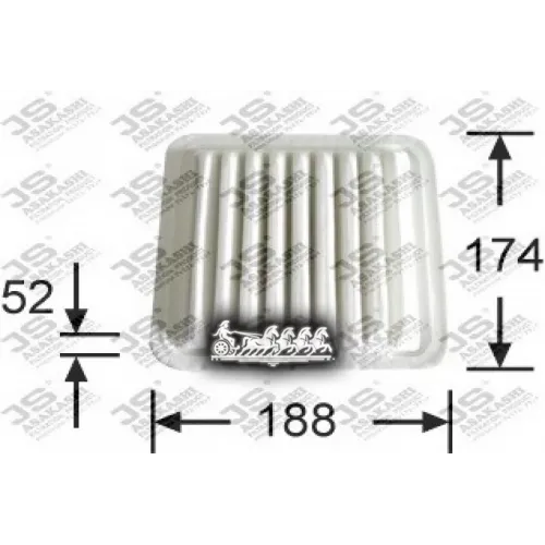 Фильтр Воздушный Toyota/Jeely/Faw JS Asakashi 