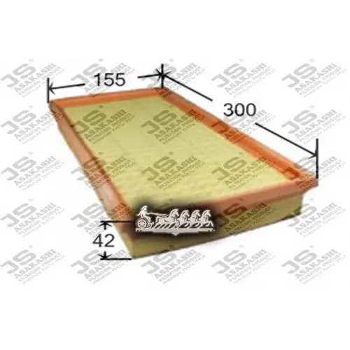 Фильтр Воздушный Vag A3/G4/Polo/Touran 1.4/1.6 02- JS Asakashi 