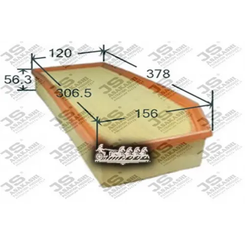 Фильтр Воздушный Mb W203/W210 -07 2.2-3.2 Diesel JS Asakashi 