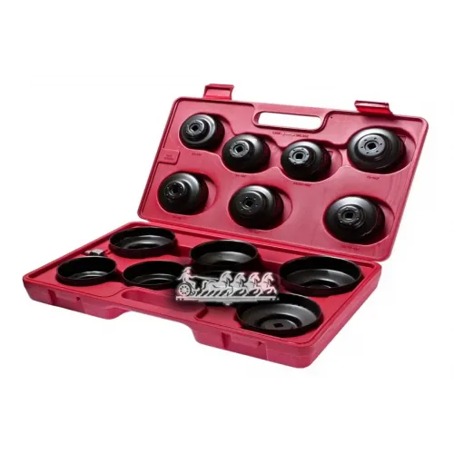 Набор Съемников Масляных Фильтров (Чашки) В Кейсе 14 Предметов JTC 