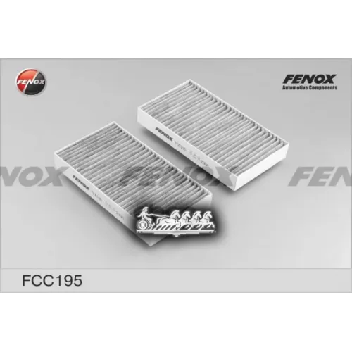 Салонный Фильтр Угольный К-Т Из 2 Шт FENOX 