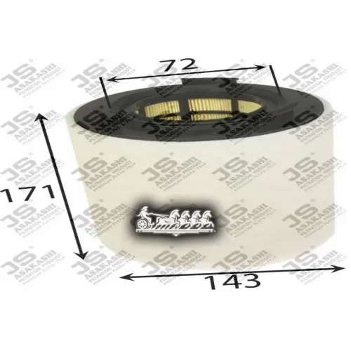  Фильтр Воздушный Audi/Skoda A1/Rapid 10- 1.4 Js Asakashi JS Asakashi 