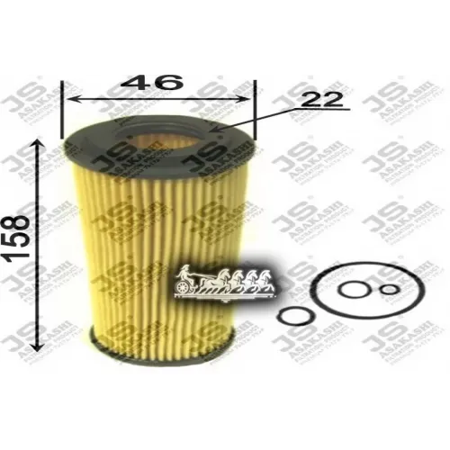 Фильтр Масл.mercedes W204/W212/C207 1,8 2007=> JS Asakashi 