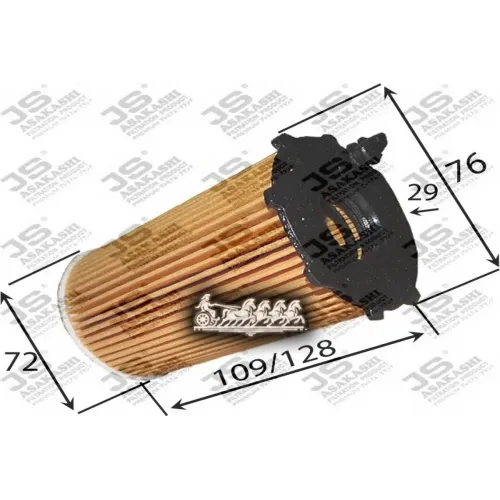 Фильтр Масл.audi A8/Q7/Porsche Cayenne 3.0D JS Asakashi 