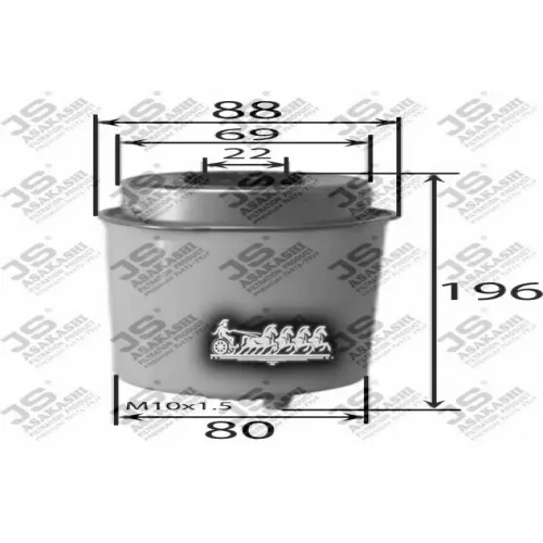 Фильтр Топливный Ford Transit 06- JS Asakashi 