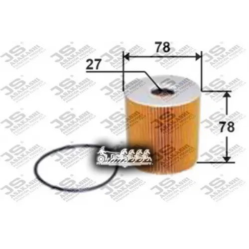Фильтр Масляный Volvo S40/S70/S80/Xc90/V40/V70 1.6-4.4 JS Asakashi 
