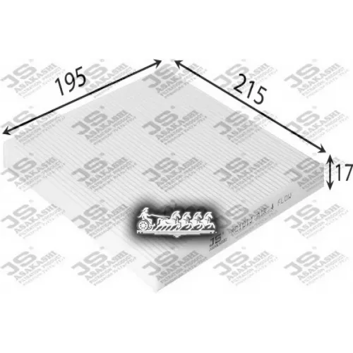 Фильтр Салона Toyota Avensis/Corolla 02- JS Asakashi 