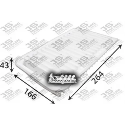 Фильтр Воздушный Suzuki Swift 10- 1.2 JS Asakashi 