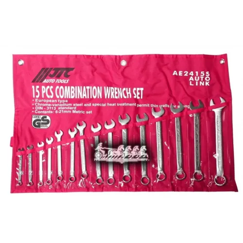 Набор Ключей Комбинированных 6-21Мм (В Планшете) 15 Предметов Jtc /1 JTC 