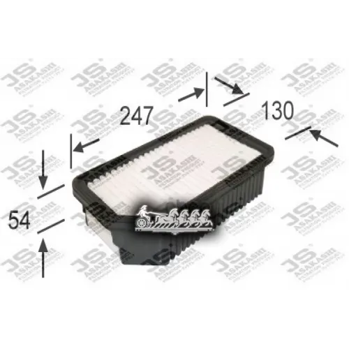 Фильтр Воздушный Kia Soul/Hyundai I20 1.2-1.6 09- JS Asakashi 