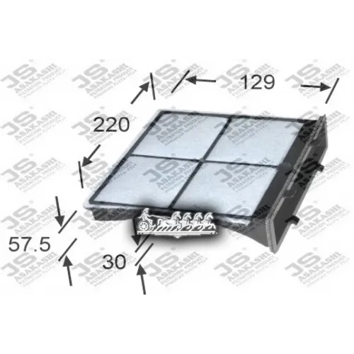 Фильтр Салона Subaru Impreza 08- JS Asakashi 