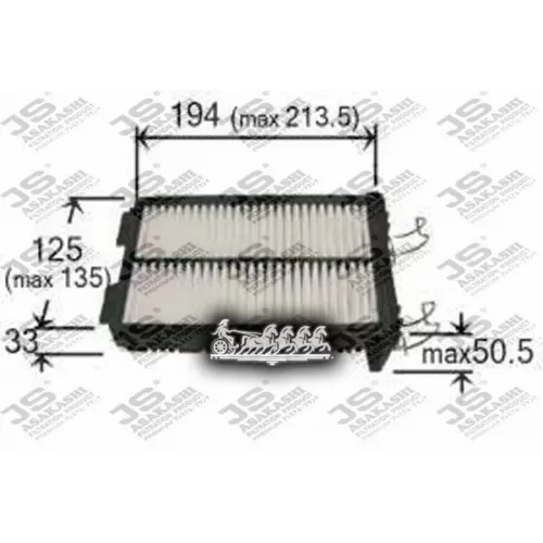 A929j Фильтр Воздушный Js Asakashi 129 JS Asakashi 