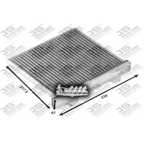 Фильтр Салона Mitsubishi Pajero 00- JS Asakashi 