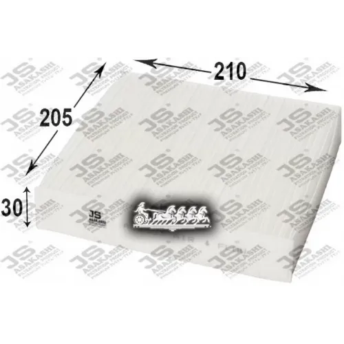 Фильтр Салона Honda Jazz 08- JS Asakashi 