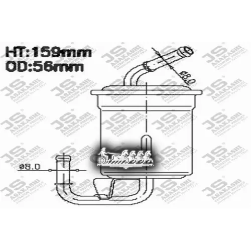 Фильтр Топливный JS Asakashi 