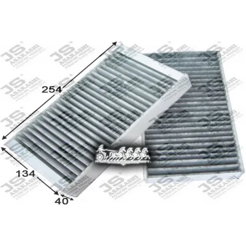 Фильтр Салона Mb W164/W251 Угольный (Упак.2шт.) JS Asakashi 