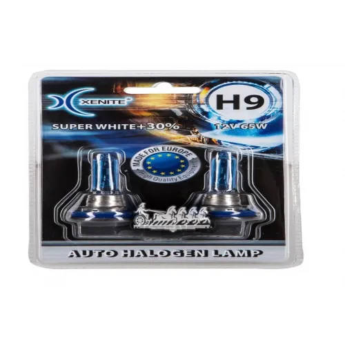 Галогенные Лампы (12V) H9 (Super White+30) (Блистер 2 Шт.) Xenite 