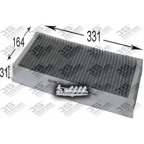 Фильтр Салона Opel Vectra C (Уголь.) JS Asakashi 