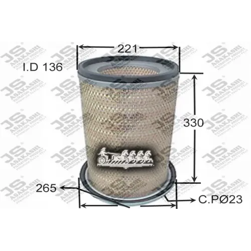Фильтр Возд.mitsubishi Canter Ii 98=> JS Asakashi 