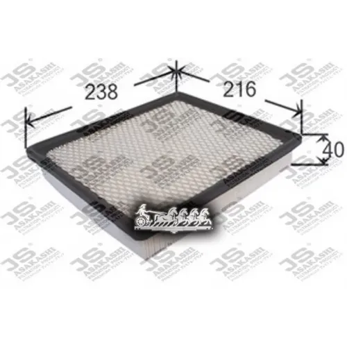 Фильтр Возд.chrysler Voyager 2.4-3.8L 2000=> JS Asakashi 