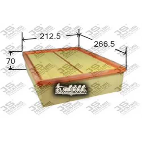 Фильтр Воздушный Audi A4 -09 1.8-2.0 JS Asakashi 