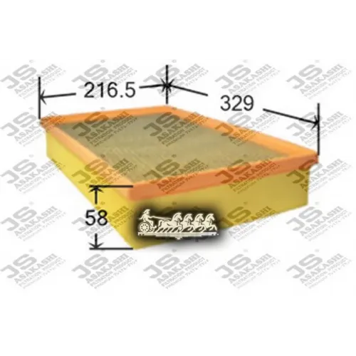  Фильтр Воздушный Volvo S60/S80/V70/Xc70 -10 2.0-2.5 Js Asakashi JS Asakashi 