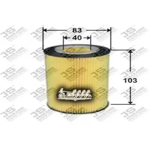 Фильтр Масляный Bmw 3(E36)(E46)/5(E39)(E60) 95- 2.0-4.0 JS Asakashi 