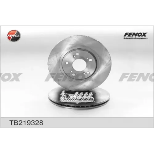 Диск Тормозной Honda Accord 08- Перед.вент. FENOX 