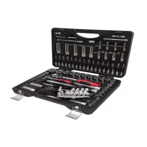 Набор Головок Торцевых И Вставок 1/4 & 1/2 12-Гранных (В Кейсе) 110 Предметов JTC 