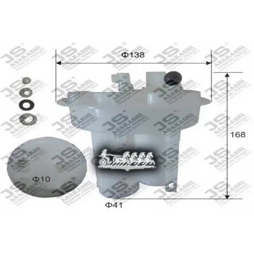 Фильтр Топливный Subaru Legacy/Outback 07- JS Asakashi 