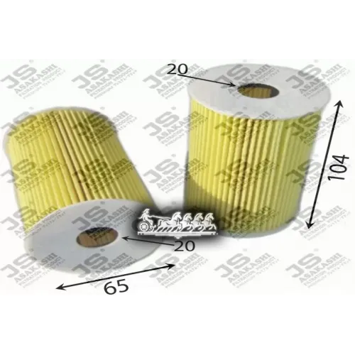 Фильтр Масл.hyundai/Kia 1.1-1.7Crdi/3.3/3.8/4.6/5.0 2006 => JS Asakashi 