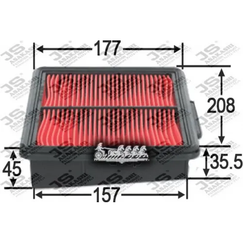 Фильтр Воздушный Nissan JS Asakashi 