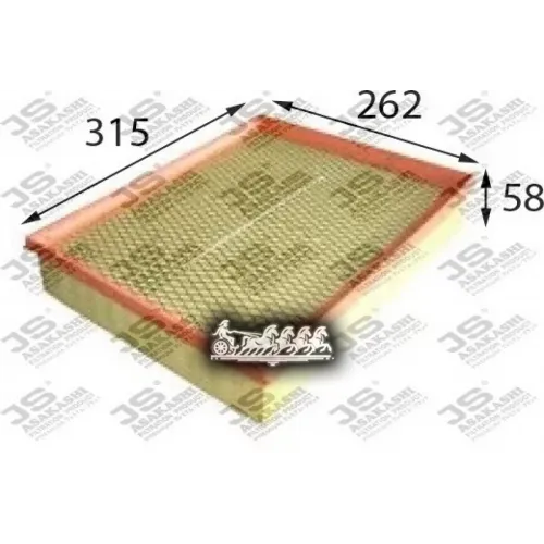 Фильтр Воздушный Vw Amarok 10- 2.0 JS Asakashi 