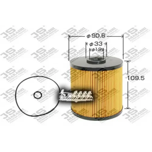 Фильтр Топливный Hino Blue Ribbon/Rainbow 07- JS Asakashi 