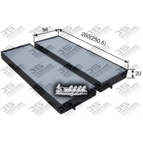 Фильтр Салона Комплект JS Asakashi 