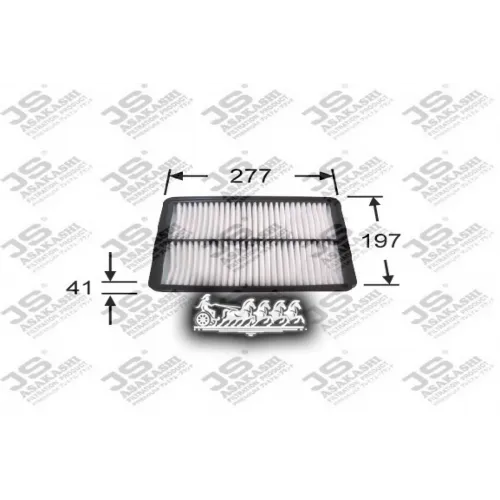 Фильтр Возд.kia Sorento 2.0D 2010 JS Asakashi 