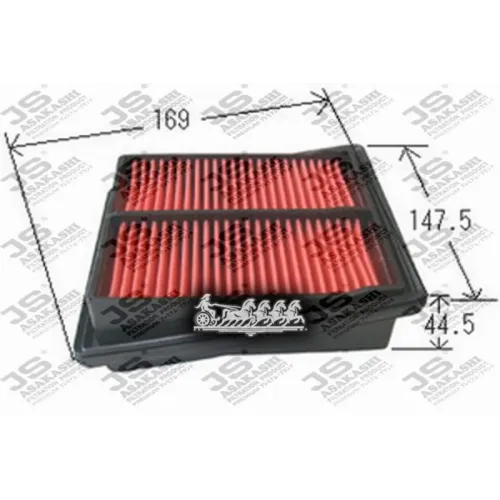 Фильтр Воздушный Honda Jazz 02-08 JS Asakashi 