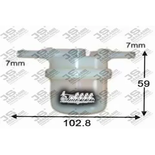 Фильтр Топливный! Toyota Carina Ii 1.6 87-90 / Lite-Ace 1.5 85-91 JS Asakashi 