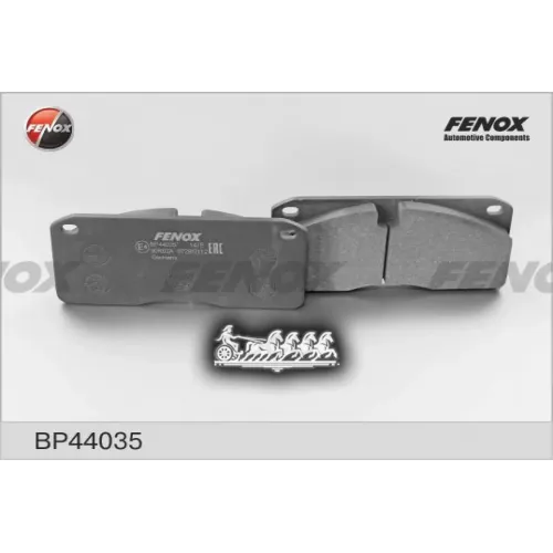 Колодки Тормозные Дисковые FENOX 